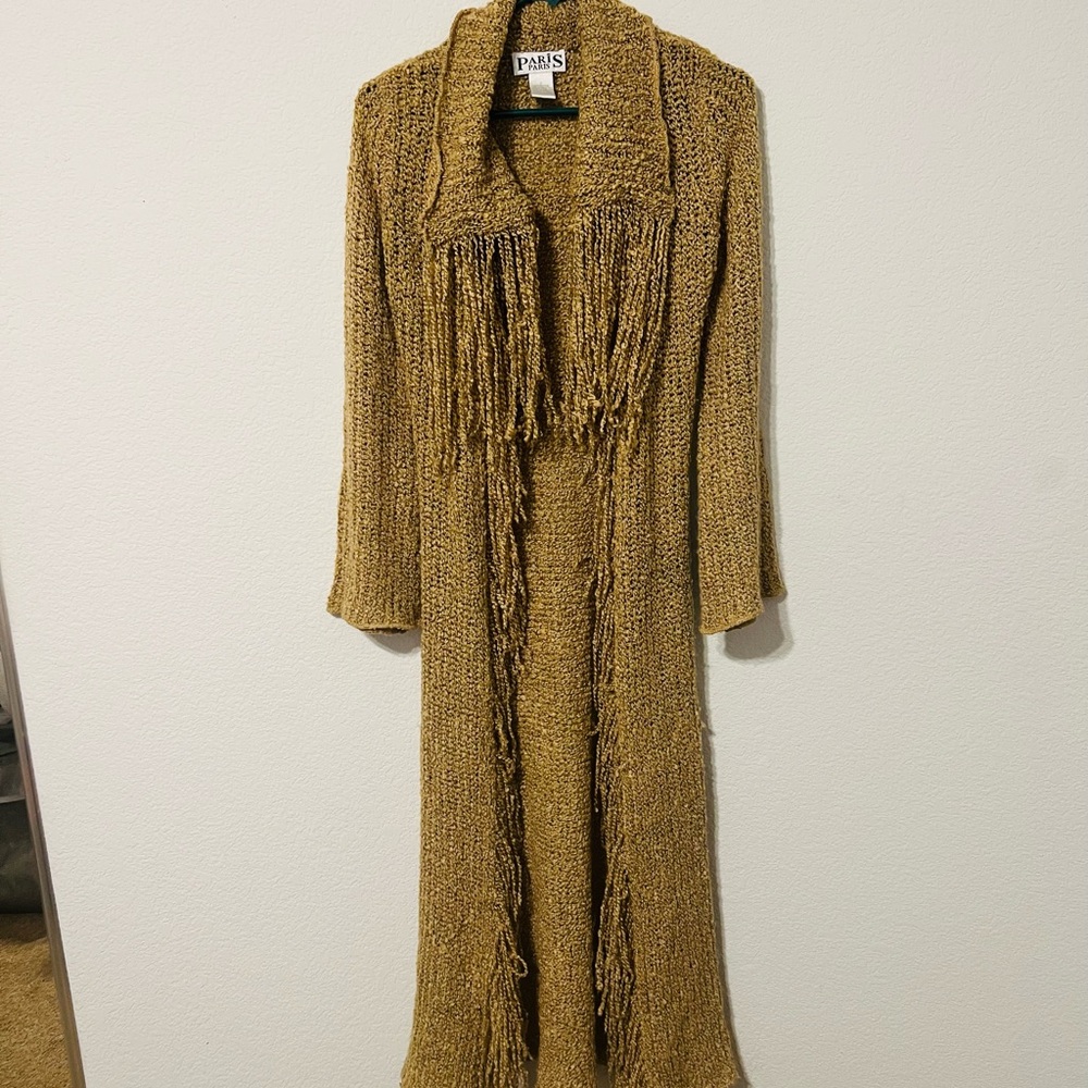 Paris Paris Long Knitted Cardigan